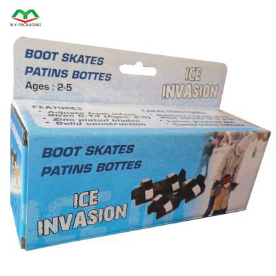 China Recyclable Custom Paper Packaging Box For Boot Patins Patins Bottle for sale