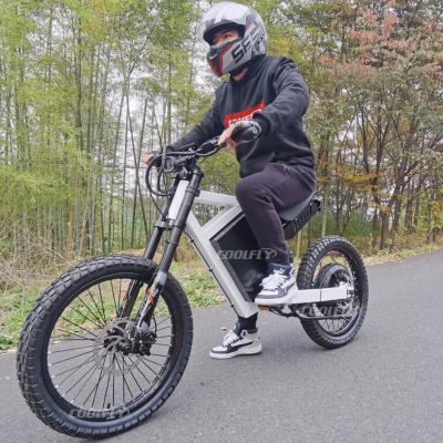 China Coolfly original design Cheetah e hub 12000w 10000w 8000w 5000w 3000w 1000w 1500w enduro electric bikes 6061 aluminum alloy 2023 for sale