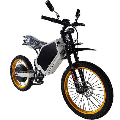 China Steel reinforced most popular 19/21inch 26*4.0 fat tire 3000w 5000w 8000w 12000w electric bike mtb stealth bomber with factory price for sale