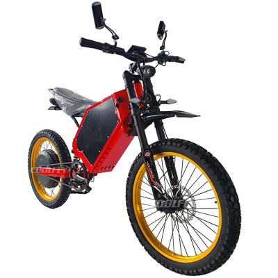 China Newest hot selling electric bicycle e bike steel reinforced TFT show 5000 8000 watt stealth bomber enduro with good service for sale