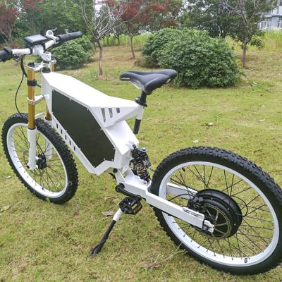 China Stealth Bomber Enduro e 5000w Luxurious Steel Reinforced Electric Road Bike Ebike with Twist or Thumb Throttle and TFT Display for sale