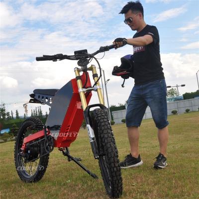 China Newest Fashion Beach Cruiser Big Wheel Steel Bomber Reinforced Electric Bike 8000w Off Road Motorcycle For Outdoor Sports for sale