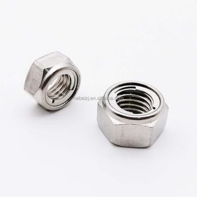 China DIN 985 Iron Nylon Sheet Lock Nut Heavy Industry Lock Nut Stainless Steel 304 316 Anti-loosen Lock Nut for sale