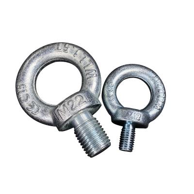 China DIN 580 Ring Bolt M6-M64 Heavy Industry Eye Bolts Galvanized Load 0.14T-16T Lifting Eye Bolts Galvanized for sale