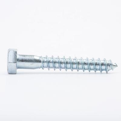 China HEX Hexagon Wood Screws And Plastic Expansion Plugs Galvanized Screw Wood Screws for sale