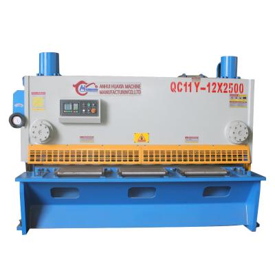 China Restaurant Hydraualic Guillotine CNC Sheet Metal Shears 12*2500 12*3200 Machine Metal Shear Shear Machine for sale