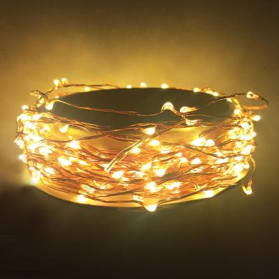 China Factory Price Party Wedding Christmas Outdoor Indoor Lamp Lichterkette Warm White Ultra Thin Fairy Sting Lights for sale