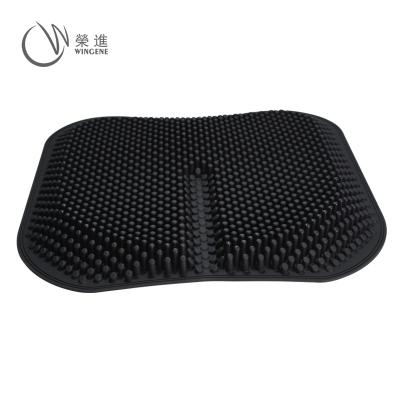 China Cool Soft Summer Memory Silicone Car Cushion With Massage Function for sale