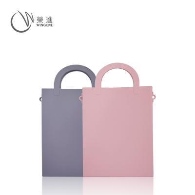 China Lady Waterproof Silicone Beach Tote Bags, Shoulder Bag Silicone Fashion Newst Fashion Handbags for sale