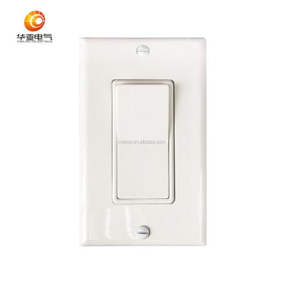 China 15A 120/277V American Residential/General Purpose Decorums Rocker Switch, Three Way, White, UL/cUL Listed for sale