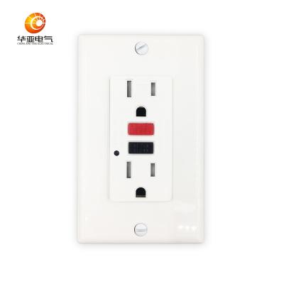 China Residential/General Purpose 15A 125V American GFCI High Quality Receptacle, White, Ground Defect, ETL/cETL Listed for sale