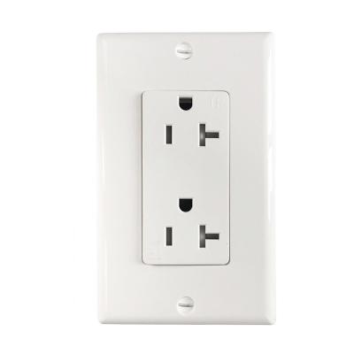 China Residential/General Purpose High Quality Tamper-Resistant Electrical Decorums Outlet 20A 125V Outlet, Duplex TR Receptacle UL Listed for sale