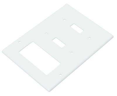 China Plastic wallplate cover, COM 3G, residential/general purpose American style toggle and decorums, standard size, UL approved for sale