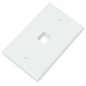 China American Style Plastic PC Wallplate, 1Gang Broadband Cover, UL Approved for sale