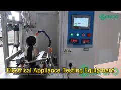 PLC Control Electrical Appliance Testing Equipment Kettle Safety Abnormal Operation For