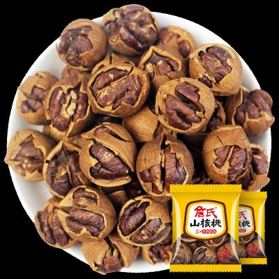 China Pecans Natural Delicious Healthy OEM With Shell Carya Cathayensis Nuts Snacks Nuts Chinese Dried Hickory for sale