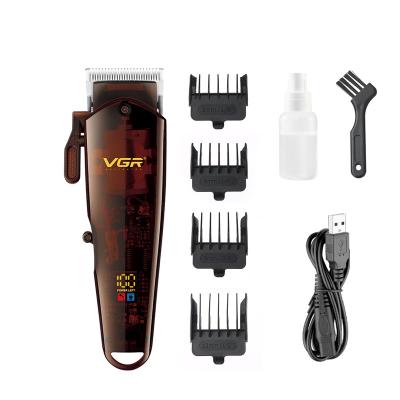 China Best New VGR V-165 Outdoor Professional Rechargeable Cordless Electric Clipper Hair Trimmer For Men for sale