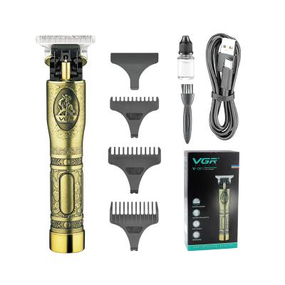 China VGR V-081 Cordless Professional Metal T-Blade 0mm Barber Hair Clippers Outdoor Electric Hair Trimmer For Men for sale