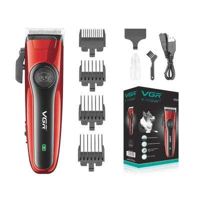 China VGR V-202 Dog and Cat Hair Trimmer Cordless Electric Rechargeable Clippers Pet Hair Trimmer Outdoor Professional Shaver for sale