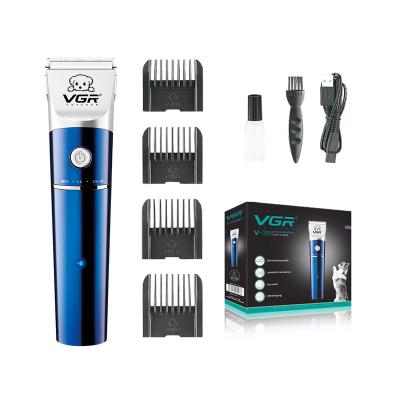 China VGR V-098 Outdoor Adjustable Low Noise Rechargeable Professional Electric Cordless Pet Hair Trimmer for Dog and Cat Hair Clippers for sale