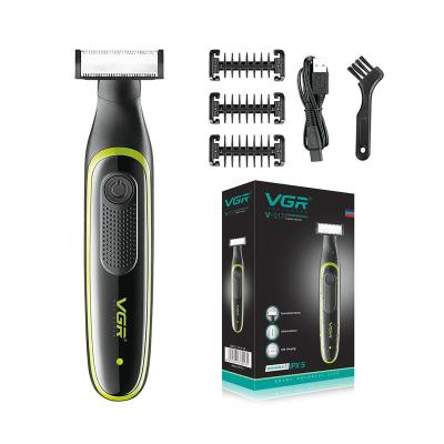 China Single Blade VGR V-017 Grooming Beard Shaver Body Trimmer Kit Professional Waterproof Rechargeable Men for sale