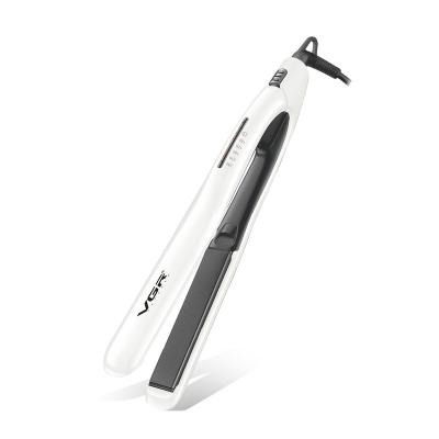 China RV VGR V-552 Battery Operated Professional Electric Coating Hair Straightener Machine Ceramic Hair Iron with LED Display for sale