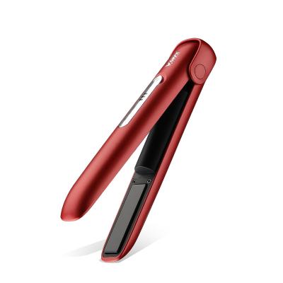 China RV VGR V-585 Warm Up Cordless Ceramic Coating Fast Professional Rechargeable Electric Flat Iron Hair Straightener for sale