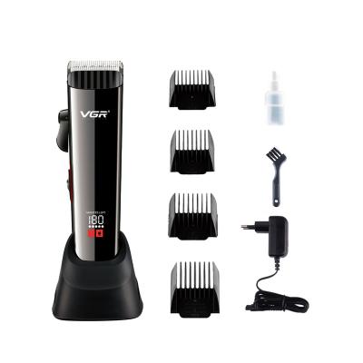 China VGR V-166 Barber Shop Equipment Professional Electric Outdoor Adjustable Hair Trimmer Rechargeable Clipper for Men for sale