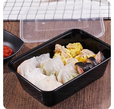 China Microwavable High Quality Food Grade Custom Logo Printing Meal Prep Plastic Kids Food Container Lunch Box for sale