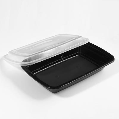 China Good toughness China Takeaway Containers Plastic 0 Compartments Bento Lunch Box for sale