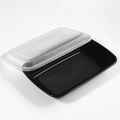 China Good toughness Microwavable Take Away Plastic PP Food Containers Bento Lunch Box No Compartment for sale