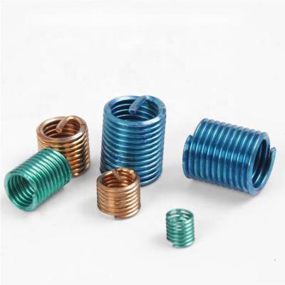 China Healthcare 304 Stainless steel M5 Color Reinforced Threaded Tastener Threaded insert for sale