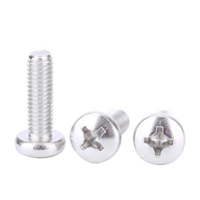 China Round 100PCS Fasteners Manufacturers M1.6-M8 304 Stainless Steel  Tapered Plug Umbrella Head Metal Roof Phillips Pan Head Screws for sale