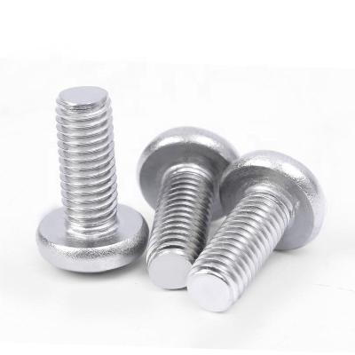 China Round 100PCS High Quality OEM ODM 304 Stainless steel M3 Cross Pan Head Machine Screw for sale