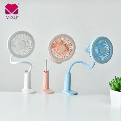 China 2021 New Arrivals Mini Fan Desk Clip Standing Usb Fan Lower Noise for sale