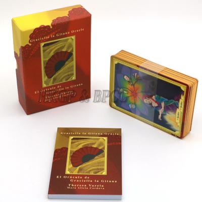 China Custom Full Color Printed Paper Cards From Colorful Tarot Offset Printing 78 Tarot Deck Cards for sale