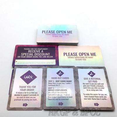 China Custom Printed Paper Material Holographic Trading Cards 63x88/70x120/88x126mm/Custom for sale