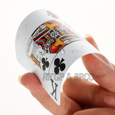 China Plastic Custom Design 0.3mm Thick 100% Plastic Playing Cards for sale