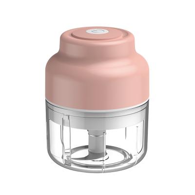 China New Multifunctional 3 Blades Household Juice Electric Food Processor Mini Blender Pink Food Processor for sale