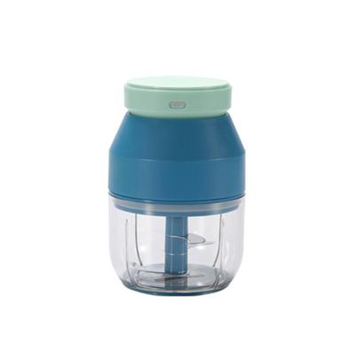 China Household Mini Baby Electric Food Processors Kitchen Tools Green Rechargeable Food Chopper for sale