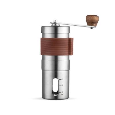 China Stainless Steel Coffee Grinders Portable Cafe Molinillo Hand Outdoor Manual Commercial Coffee Grinder for sale