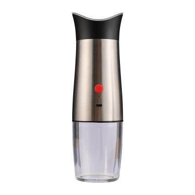 China Household Electric 304 Stainless Steel Salt and Pepper Grinders Set USB Charging Pepper Grinder for sale