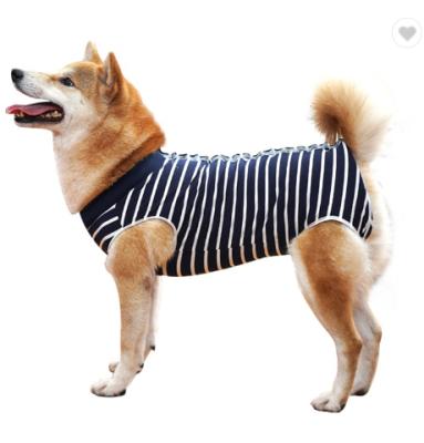 China Sustainable Pet Surgery Apparel Clothes Recovery Suit For Dogs for sale