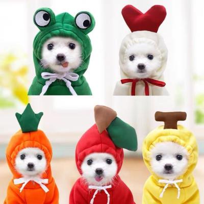 China Wholesale Sustainable Pet Apparel Banana Apple New Year Designer Cute Santa Christmas Dog T-shirt for sale