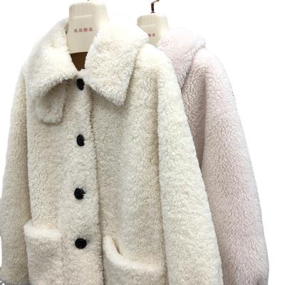 China Promotion Breathable Women Warm Winter Plus Size Fur Coat Ladies Turn-down Collar Faux Fur Coat for sale