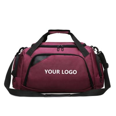 China Logo Large Capacity Unisex Duffle Customized NATIONAL Bags Tote Gym Women Waterproof Weekend Sports Travel Bag for sale