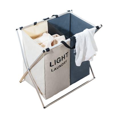 China CLASSIC Foldable Laundry Hamper Organizer For Dirty Home Hotel Laundry Large Capacity Clothes Storage Waterproof Laundry Hamper Bag for sale