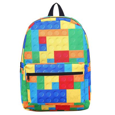 China Full Print Waterproof School Backpacks For Girls Kids School Bags Bookbag With Laptop Compartment for sale