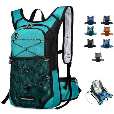 China Factory Direct Waterproof Foldable Men Women Bag Suite Increase Outdoor Bicycle Polyester Sport Hydration Backpack With Water Bladder for sale