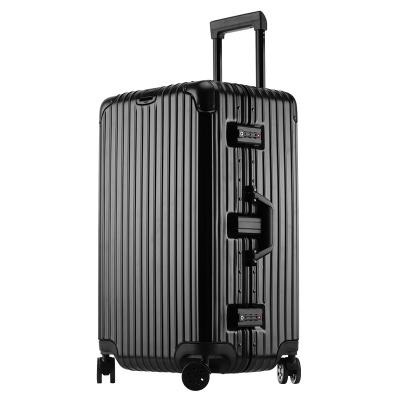 China OEM Luxury Trunk 32 Inch Wholesale Bottom Travel Shell Spinner Wheels Trolley Luggage Hard Outdoor With Pocket for sale